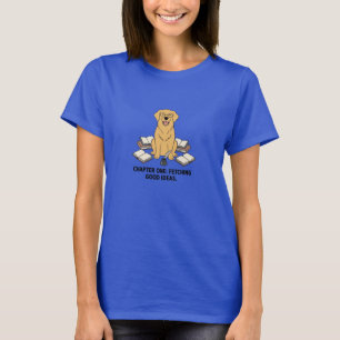 Camiseta Tempo de Arte do Estudo para Retriever de Ouros En