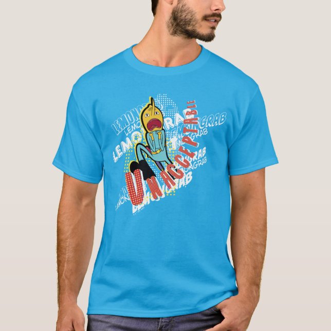 Camiseta Tempo de Aventura | Abate de limão "INACEITÁVEL" (Frente)