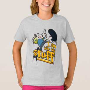 Camiseta Tempo de Aventura Finn "I Am In This Stuff" (Est