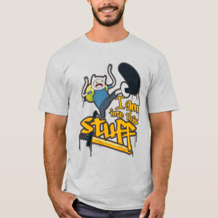 Camiseta Tempo de Aventura   Finn "I Am In This Stuff" (Est