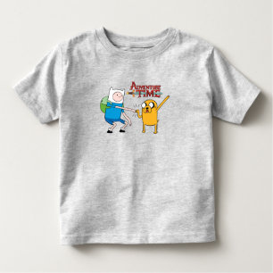 Camiseta Tempo de Aventura Finn & Jake Fist Bump T Shirt