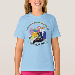 Camiseta Tempo de Aventura Gráfico do grupo BMO
