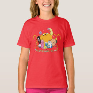 Camiseta Tempo de Aventura Gráfico do Grupo Jake Grande