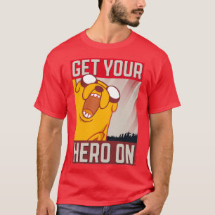 Camiseta Tempo de Aventura Jake "Coloque Seu Herói"