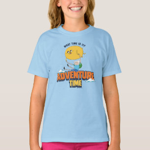 Camiseta Tempo de Aventura   Jake Flutuando Com Finn