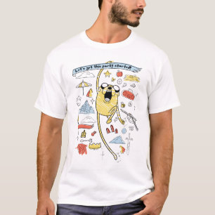 Camiseta Tempo de Aventura   "Partido" Jake Sketch