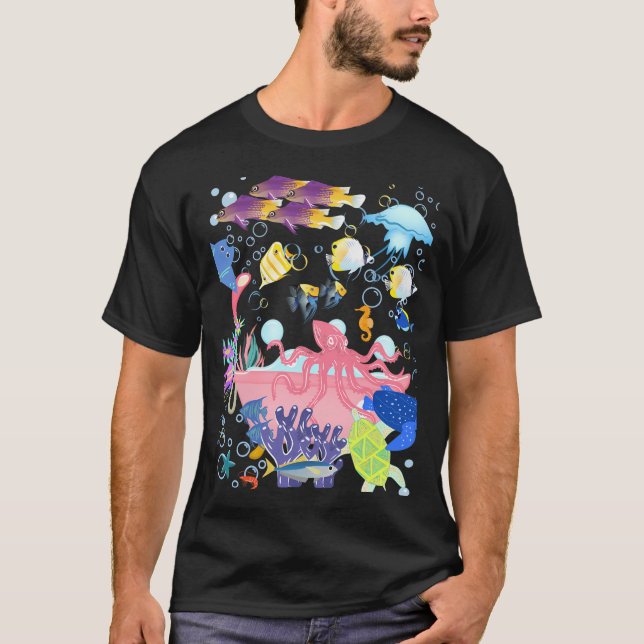 Camiseta Tempo de Banho de Água Salgada (Frente)