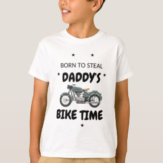 Camiseta tempo de bicicleta de pai
