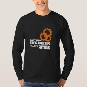Camiseta Tempo de Cheio do Engenheiro de Parte do Mens Prog