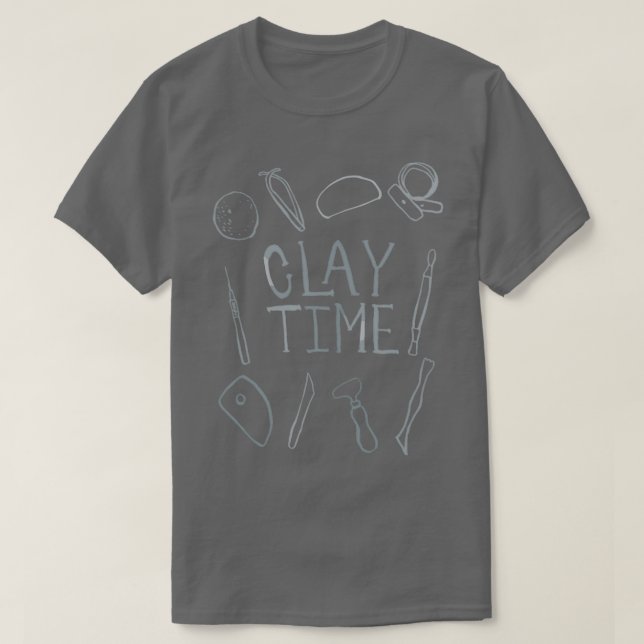 Camiseta Tempo de Clay (Frente do Design)