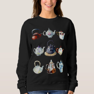 Camiseta Tempo De Coleta De Potes De Chá Para Equipes De Ch