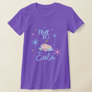Camiseta Tempo de Evoluir o Lótus Cósmico