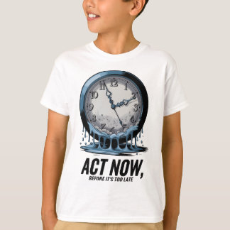 Camiseta Tempo de Fusão - Agir agora antes que seja tarde d
