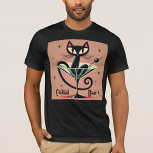 Camiseta Tempo de Futuro Atômico, Black Cat Martini