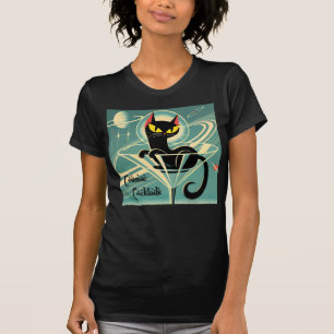 Camiseta Tempo de Futuro Atômico, Black Cat Martini