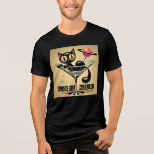 Camiseta Tempo de Futuro Atômico, Black Cat Martini