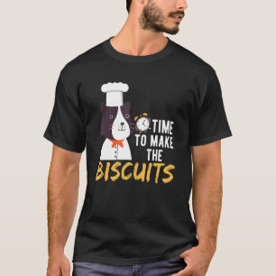 Camiseta Tempo De Gatinho Bonito Para Fazer Os Biscoitos Um