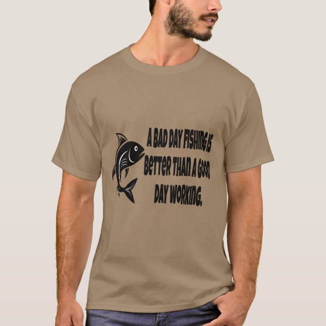 Camiseta Tempo de pesca (Frente)