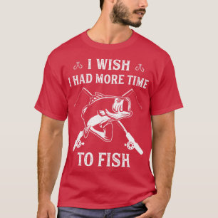 Camiseta Tempo De Pesca Engraçado Para Pescar Pescadores