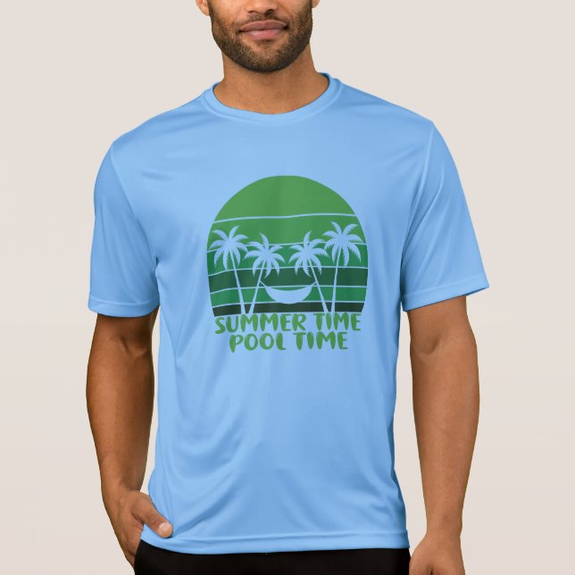 CAMISETA TEMPO DE PISCINA DO VERÃO. (Frente)