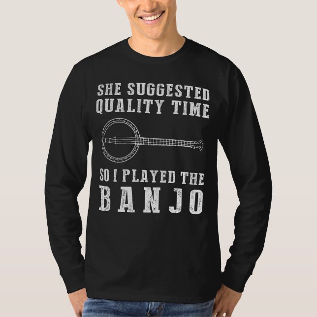 Camiseta Tempo de Qualidade no Banjo! (Frente)