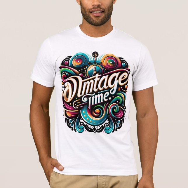 Camiseta Tempo de Vintage (Frente)