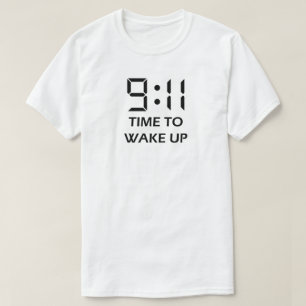 Camiseta tempo do 9:11 acordar