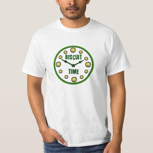 Camiseta Tempo do biscoito de Bubba Dumplins (Frente)