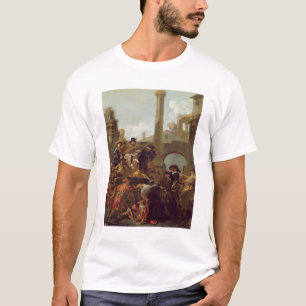 Camiseta Tempo do carnaval em Roma, 1653 (óleo em canvas)