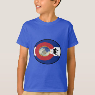 CAMISETA TEMPO DO ESQUI DE COLORADO