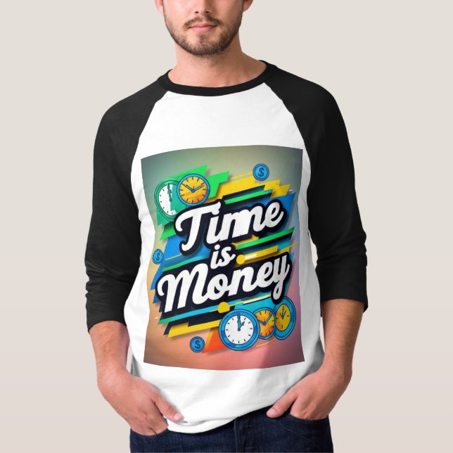 Camiseta Tempo é dinheiro (Frente)