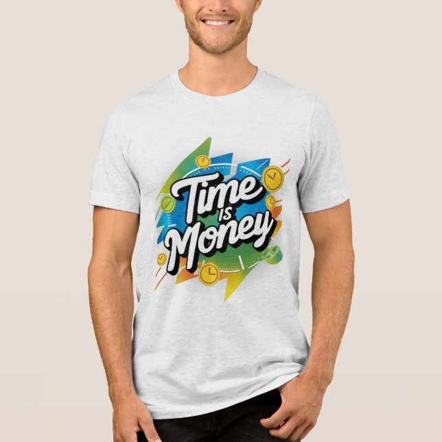 Camiseta Tempo é dinheiro (Frente)