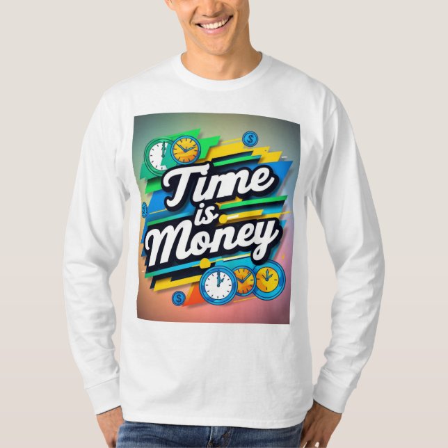 Camiseta Tempo é dinheiro (Frente)