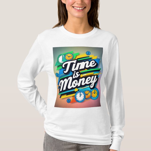 Camiseta Tempo é dinheiro (Frente)
