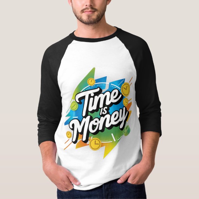 Camiseta Tempo é dinheiro (Frente)