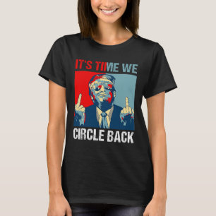 Camiseta Tempo Em Que Circulamos A Retaguarda Do Dedo Médio