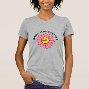 Camiseta Tempo Engraçado Para Sempre