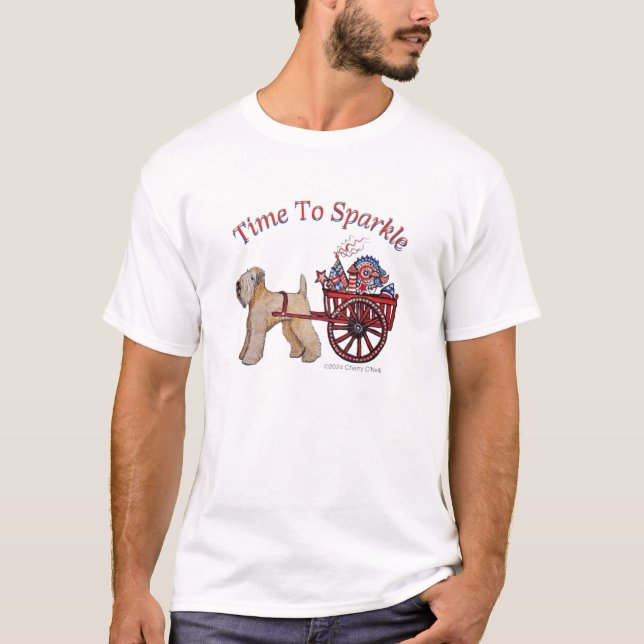 Camiseta Tempo para a Camisa-T dos Homens Estimulantes (Frente)