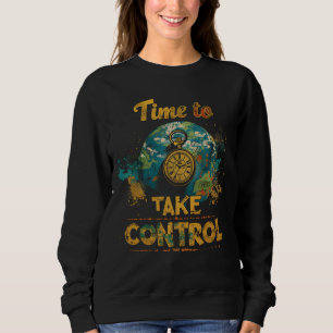 Camiseta Tempo para assumir o controle - Afirmação e motiva