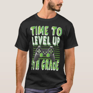 Camiseta Tempo para aumentar o nível 9.º ano Jovens Tema de