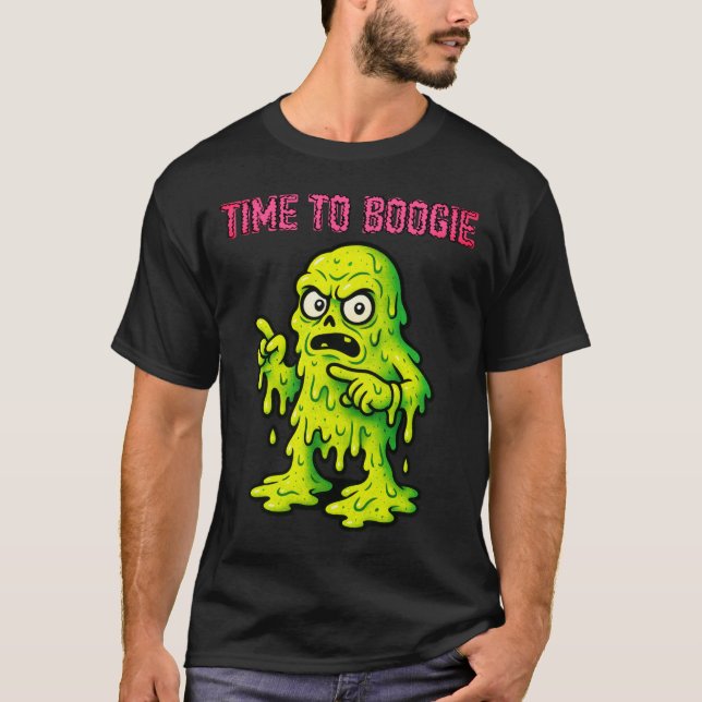 Camiseta Tempo para Boogie - Monstro do Booger (Frente)