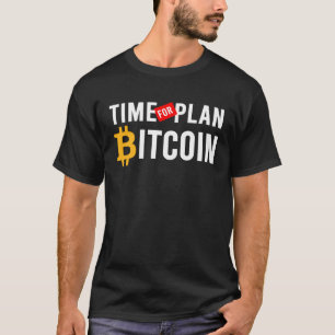Camiseta Tempo para Cryptocurrency e Blockchain do Plano B