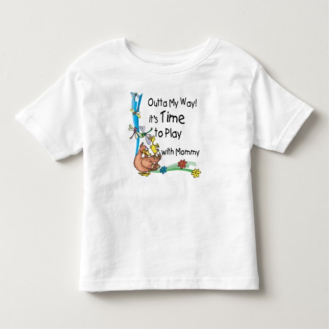 Camiseta Tempo para jogar com Mamães (Frente)