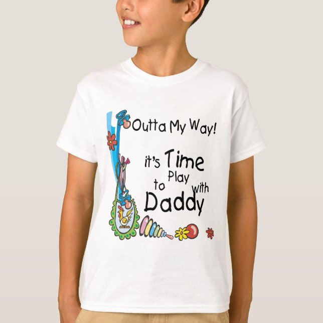 Camiseta Tempo para jogar com o Pai (Frente)