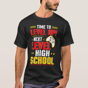 Camiseta Tempo para nivelar o próximo jogo de graduação do 
