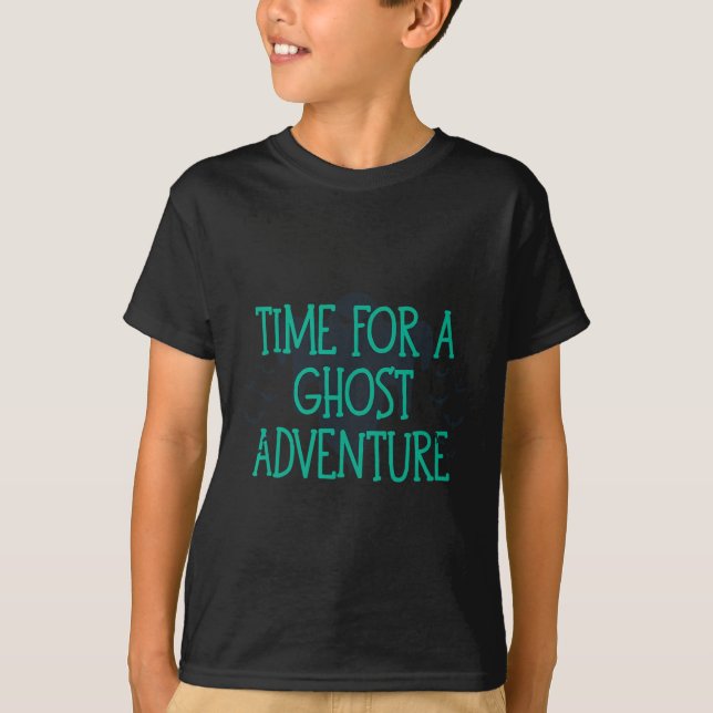 Camiseta Tempo Para Uma Aventura Ghost (Frente)