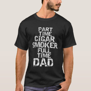Camiseta Tempo parcial do presente do dia de os pais Horári