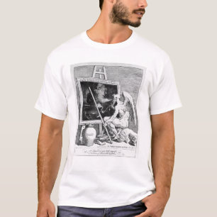Camiseta Tempo que fuma uma imagem, 1761