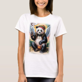 Camiseta Tempo tranquilo para este Panda Anjo Jamaicano em