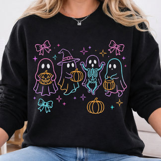 Camiseta Temporada Assustadora | Abóbora de Halloween Neon